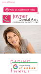 Mobile Screenshot of joynerdentalarts.com